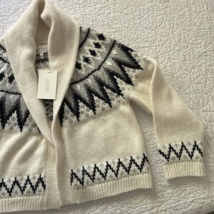 The GREAT. Lodge Cardigan in Winter Fairiale